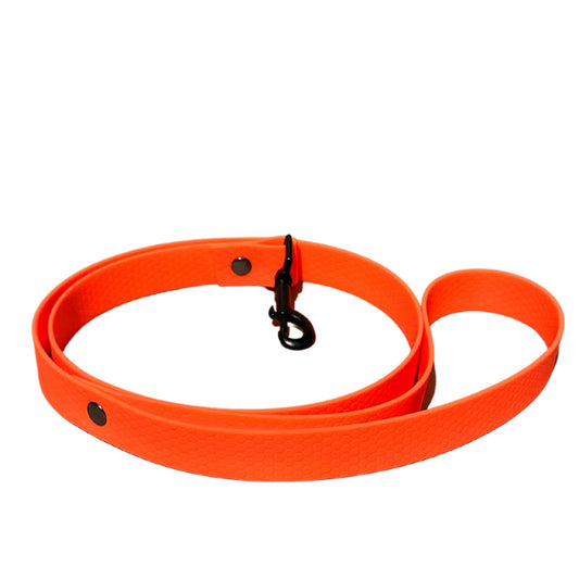 Guinzaglio arancione per cane modello Hexa NRDOGS misura M