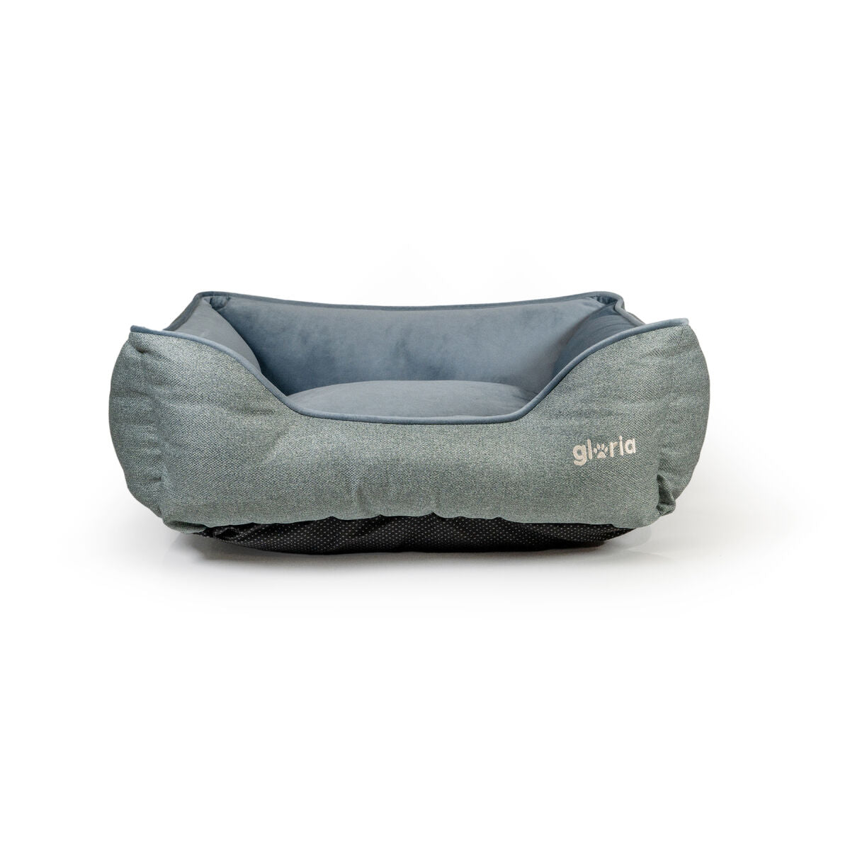 Letto per cani Gloria Cadaqués Blue 60 x 50 cm con base antiscivolo lavabile