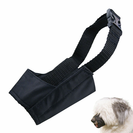 Museruola morbida Gloria in nylon nero, taglia 2 (14 cm), per cani