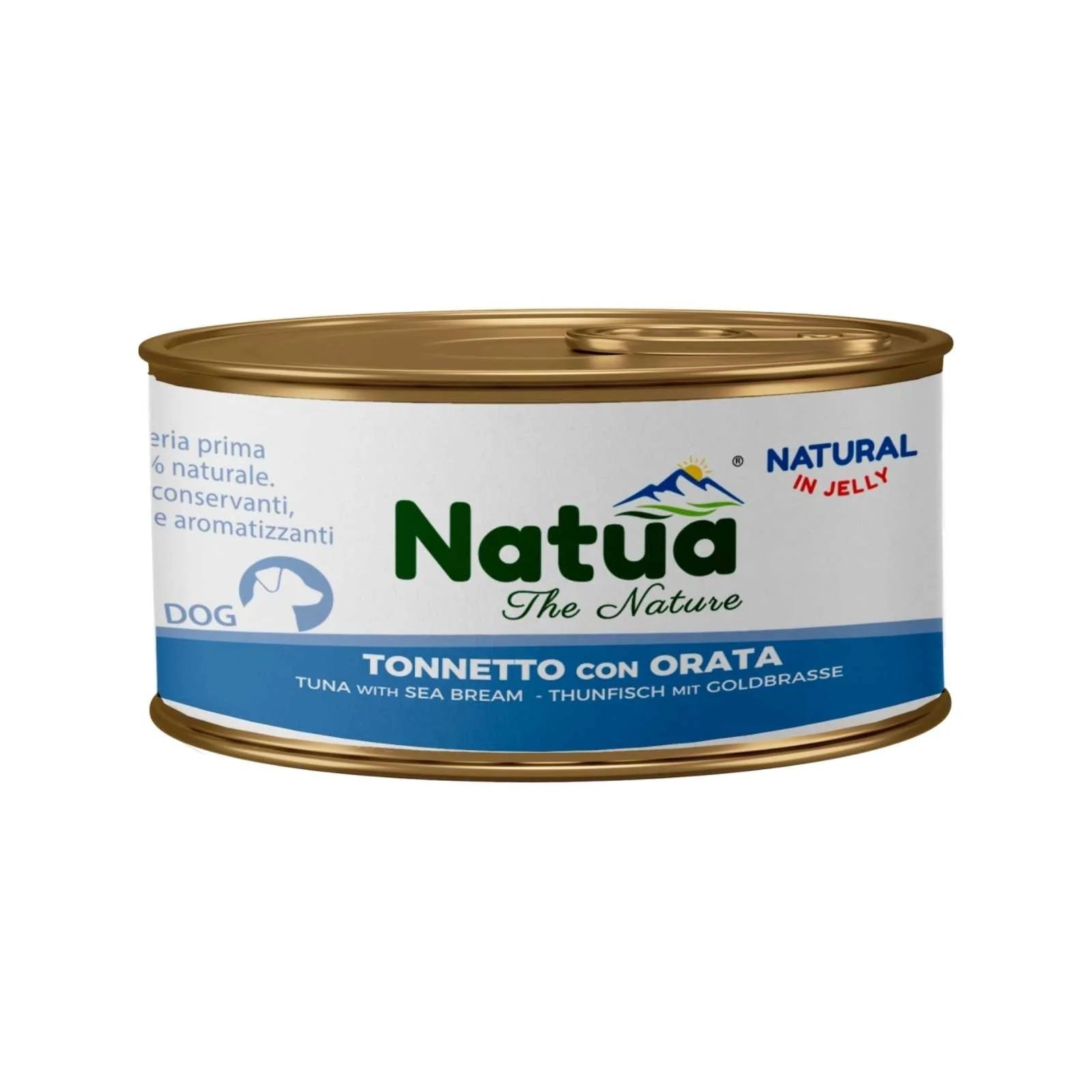Natua Dog Tonnetto con Orata Jelly 85g – cibo umido naturale per cani adulti