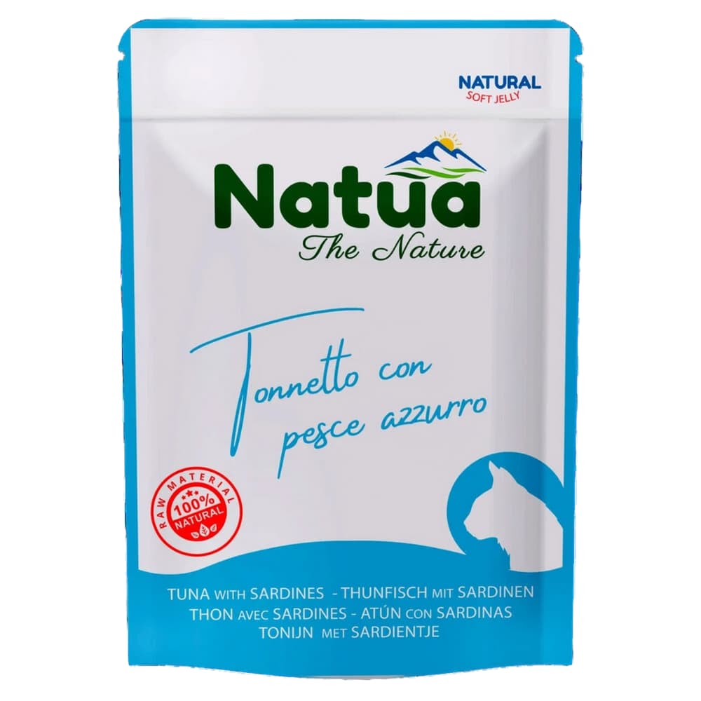 Busta Natua gatti tonnetto con pesce azzurro 70g naturale