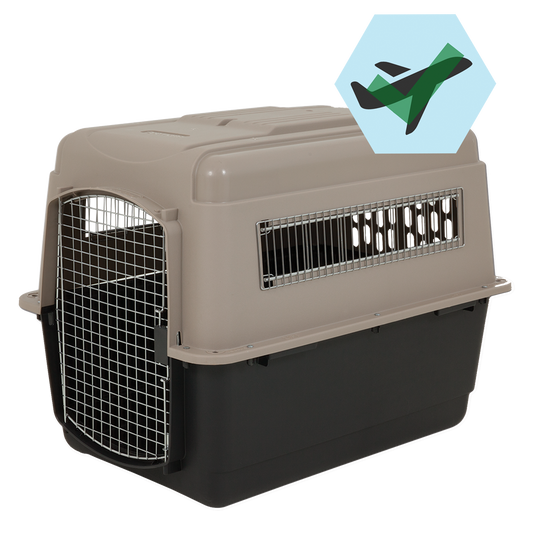 Petmate Ultra Vari Kennel Fashion XL – Trasportino professionale per cani fino a 31,7 kg, ventilato a 360°, conforme agli standard IATA