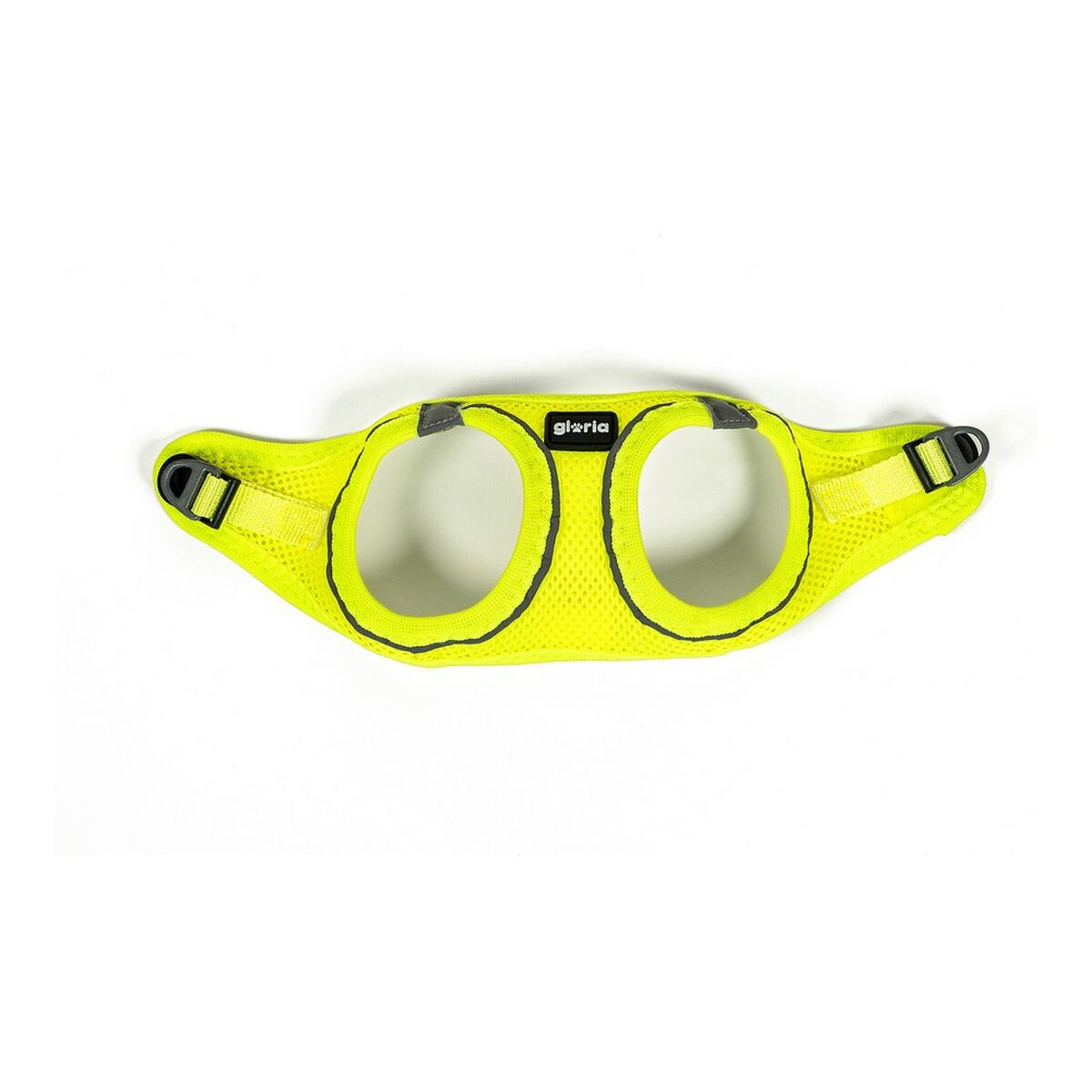 Pettorina regolabile gialla per cani Gloria Air Mesh Trek Star taglia XXXS 18-20 cm