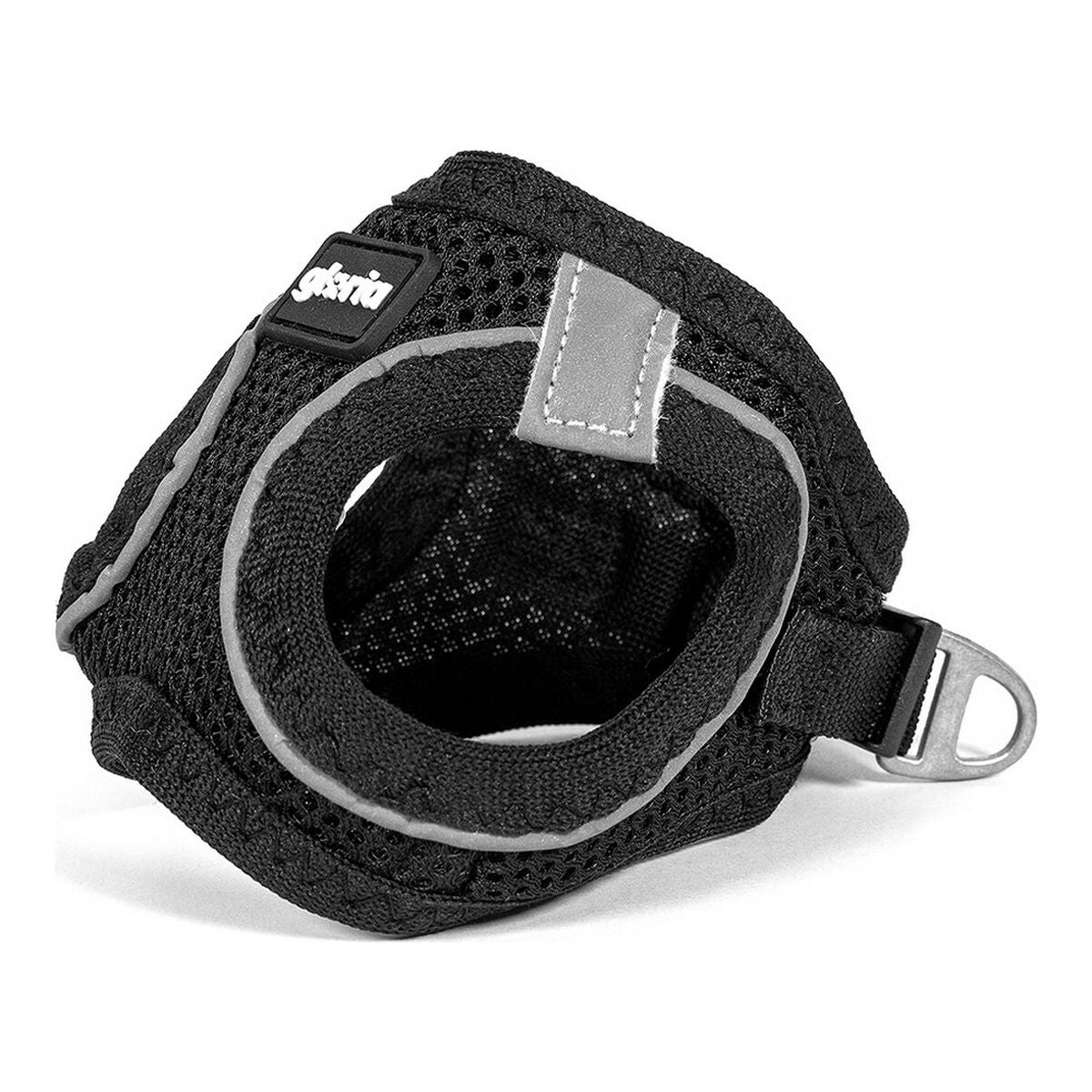 Pettorina regolabile nera per cani Gloria Air Mesh Trek Star taglia XXXS 18-20 cm