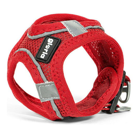 Pettorina regolabile rossa per cani Gloria Air Mesh Trek Star taglia XXXS 18-20 cm