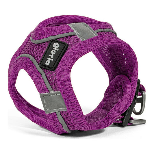 Pettorina regolabile viola per cani Gloria Air Mesh Trek Star taglia XXXS 18-20 cm