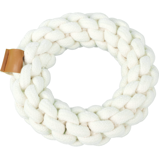 Gioco ad anello in cotone naturale per cani – Premium Cotton Toy Ring Pawise