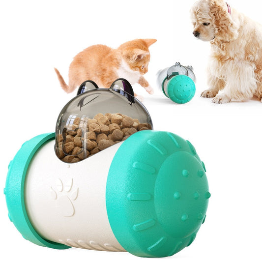 Pet Dog Cat Tumbler Toy Interactive Food Dispensing Ball Treat Puzzle IQ Training Feeder Slow Eating Toys Pet Product-0
