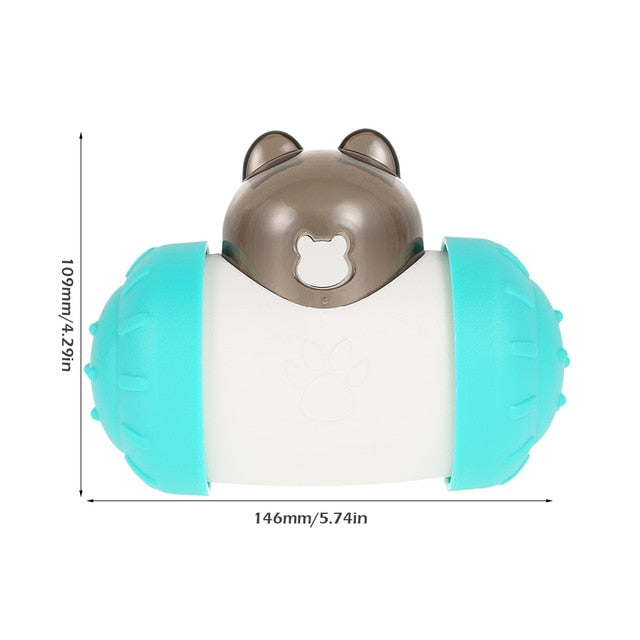 Pet Dog Cat Tumbler Toy Interactive Food Dispensing Ball Treat Puzzle IQ Training Feeder Slow Eating Toys Pet Product-5