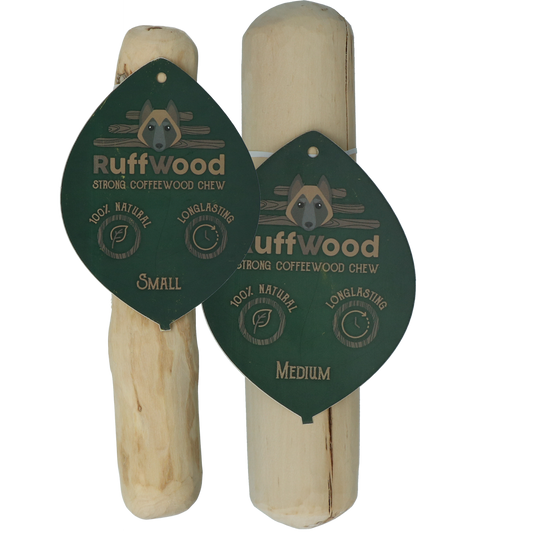 Ruffwood Coffee Stick Small – Bastoncino naturale da masticare per cani di piccola taglia.
