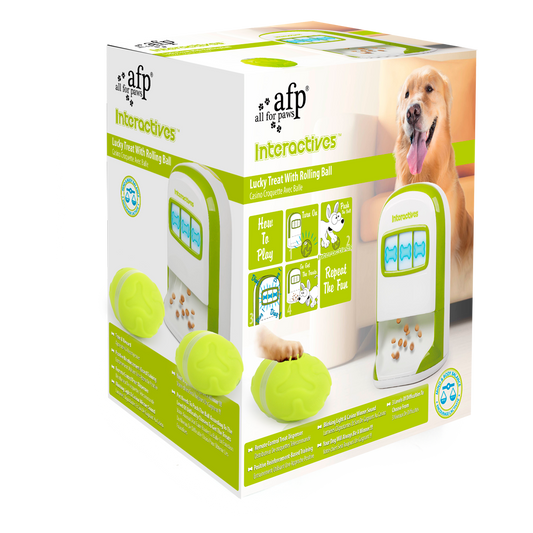 Slot machine interattiva per cani AFP con rilascio snack e telecomando per addestramento