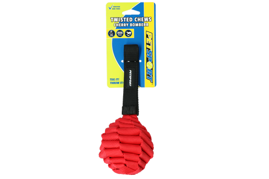 Cherry Bomberr Petsport – gioco galleggiante con corda per cani